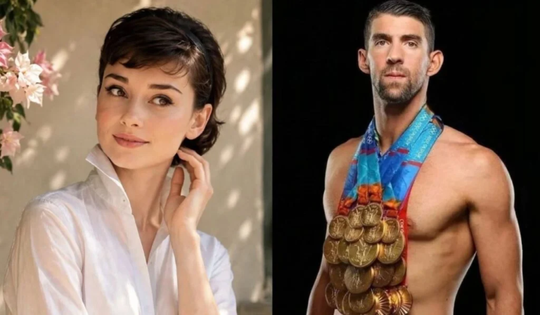 michael phelps and audrey hepburn